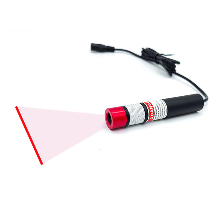 635nm 100~150mW 赤色 レーザーモジュール Powell 迷光のない均一なライン 調整可能な極細ライト