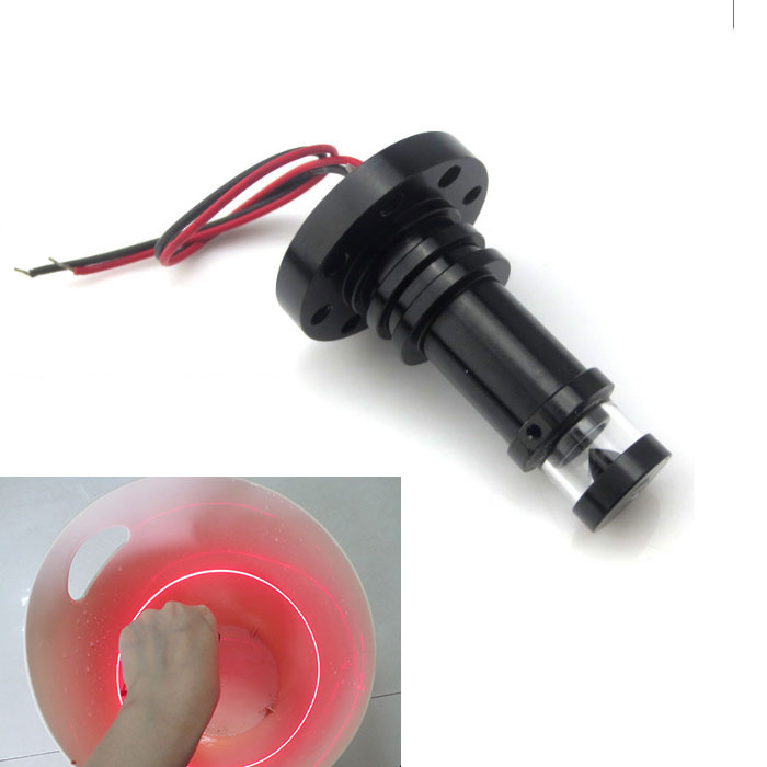 360º 全方位のHDレーザモジュール 635nm 20mW赤い線 24mm*36mm