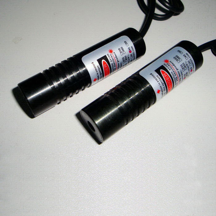 650nm 5mW~150mW 赤色のクロスラインレーザー / 十字ライン size Φ16mm 