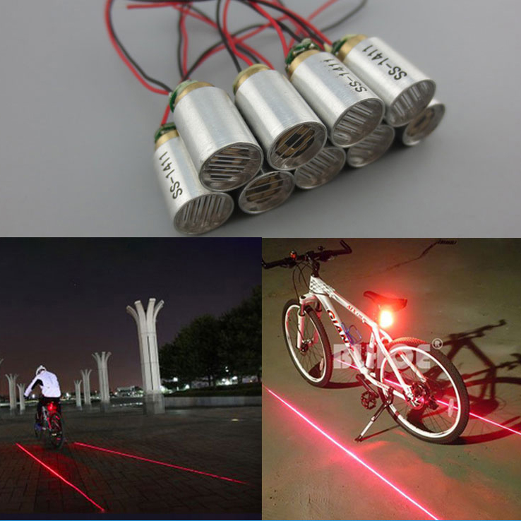 660nm 100mw 自転車テールランプ専用 線形レーザモジュール カスタマイズ可能