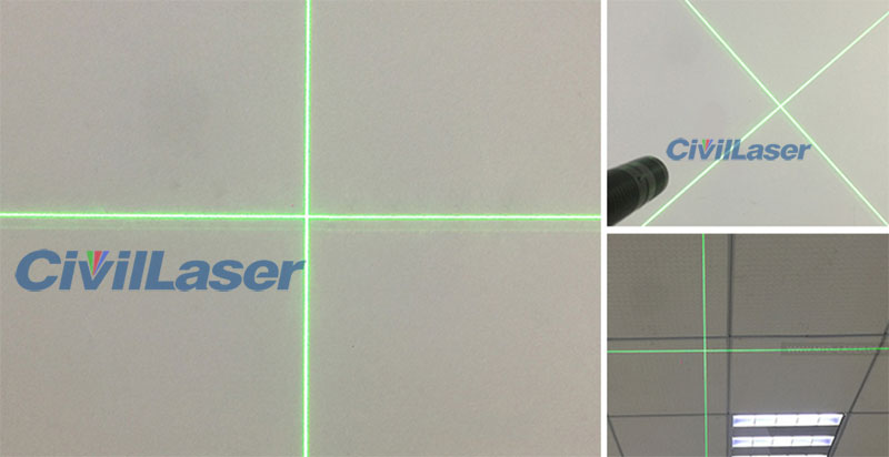 532nm 緑色レーザーモジュール 点/線形/十字